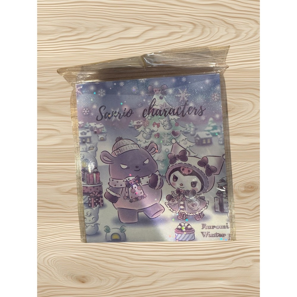 Sanrio Kuromi Winter Holographic Sticker Pack 25 Sheets Kawaii‎ Stationery NEW